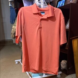 PGA Tour Men's Polo Shirt in Coral